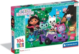 Puzzle da 104 pezzi – Gabby’s Dollhouse di Clementoni