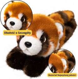 Portachiavi con panda di peluche