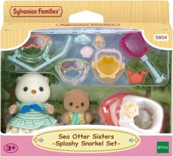 Sylvanian Families sorelle lontre marine in vacanza