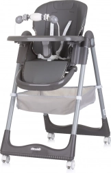 Seggiolone First Spoon in colore grigio