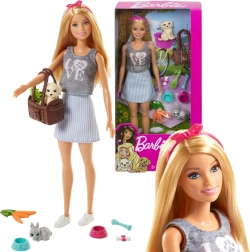 Barbie babysitter degli animali con accessori