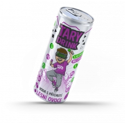 Acqua frizzante al gusto di frutti di bosco Tary Drink 0,25 l