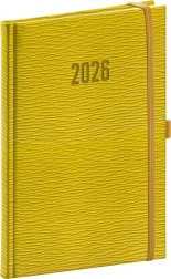 Agenda settimanale Rivoli verde-giallo 2026
