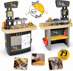 Smoby Food Corner 2in1 bar e cucina per bambini con accessori