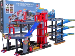 mega autorimessa parcheggio con macchinine