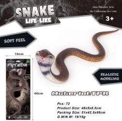 Serpente cobra in gomma 48 cm