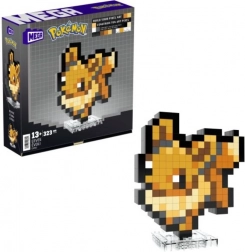 mega pokemon pixel eevee – set di figure decorative