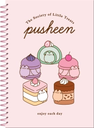 Set Pusheen – blocco ad anelli e adesivi