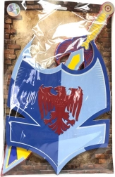 Spada e scudo in schiuma Aquila per bambini