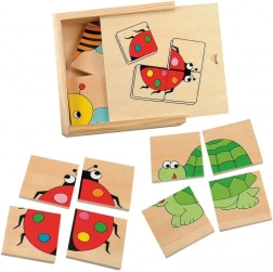 Puzzle piccoli animali – set da 4 pezzi