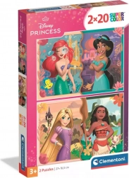 Clementoni puzzle Principesse Disney 2×20 pezzi