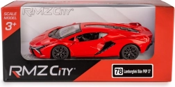 Modello d'auto in metallo Lamborghini Sian 1:39 rosso