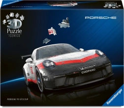 Puzzle 3D Porsche 911 GT3 Cup con ruote funzionanti