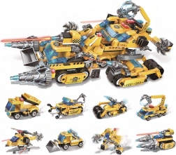 Qman The Legend of Chariot – mini set di veicoli da cantiere