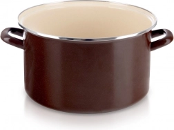 Pentola smaltata Brown 32 cm, 11,5 l
