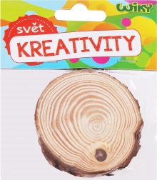 Dischetto di legno 6–7 × 0,5 cm, set 2 pz