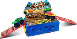 Pista per monster truck con 2 auto