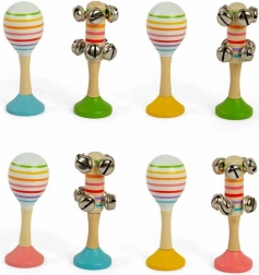 Bigjigs Toys set di maracas e campanellini