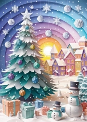 Cherry Pazzi puzzle Auguri d’inverno 500 pezzi