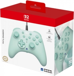 Controller cablato HORIPAD Turbo per Nintendo Switch colore Cozy Green