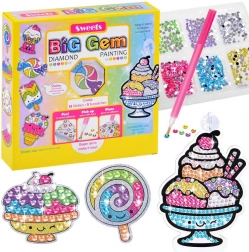 Set creativo di pittura diamantata – dolci