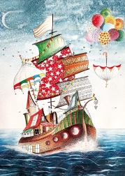 Puzzle nave libera 1000 pezzi MAGNOLIA