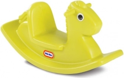 Cavallo a dondolo giallo