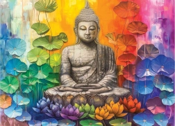 Puzzle EUROGRAPHICS Buddha Colorato 1000 pezzi