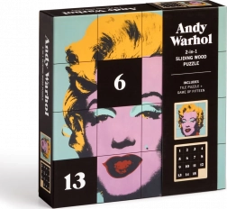 Puzzle scorrevoli in legno Andy Warhol: Marilyn