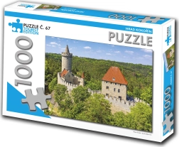 Puzzle Turistico Castello di Kokořín 1000 Pezzi