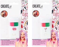 Gessetti per capelli Snails flamingo – verde e rosa, 2 pz