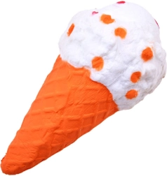 Cono gelato squishy antistress in schiuma jumbo