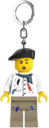 Portachiavi LEGO luminoso – minifigure Pittore con luce LED