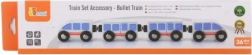 Treno ad alta velocità in legno per pista di trenini, 29 cm