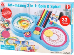 Set creativo di disegno e spin‑art per bambini