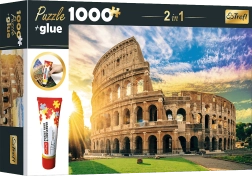 Set puzzle 2 in 1 Anfiteatro Flavio, Roma – 1000 pezzi con colla
