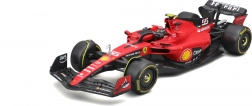 bburago ferrari sf23 1:24 carlos sainz – modello da collezione in box protettivo