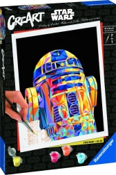 Ravensburger CreArt pittura per numeri – Star Wars: R2‑D2