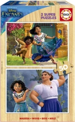 Educa puzzle in legno Encanto 2×50 pezzi