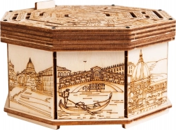 Scatola Labirinto Segreto in Legno