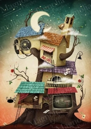 Puzzle Casa sull’albero 1000 pezzi MAGNOLIA