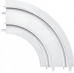 curva 1/90° neve/ghiaccio per piste Carrera GO!!!, GO!!! Plus e Digital 143 (2 pz)