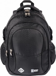 Zaino scolastico ST.RIGHT 23 l, nero, SHINY SNAKE