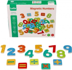 Numeri di legno magnetici