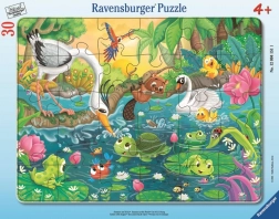 Puzzle Ravensburger divertimento estivo in riva all’acqua 30 pezzi