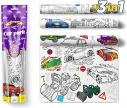 Pexi tovaglie da colorare per bambini - Auto