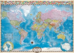 Eurographics puzzle Mappa del Mondo 1000 pezzi