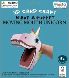 Pupazzo 3D creativo unicorno FIESTA CRAFTS