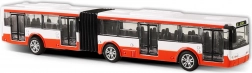 autobus snodato in metallo rosso 18 cm