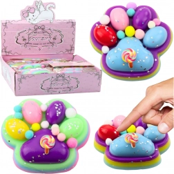 Antistress spremibile squishy XXL a forma di zampa di gatto